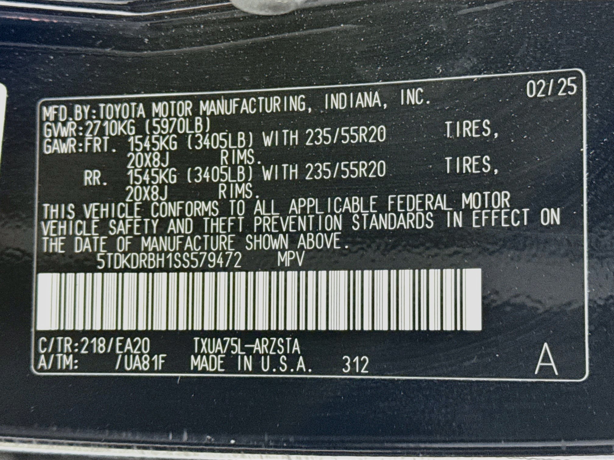 Certified 2025 Toyota Highlander XSE AWD/4WD image 33