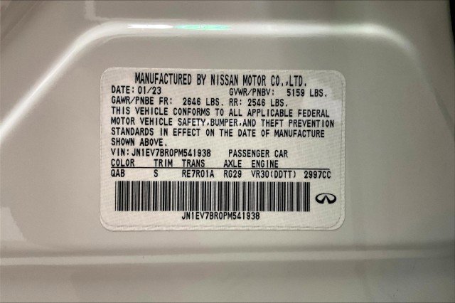 Used 2023 INFINITI Q50 Luxe w/ Cargo Package image 32