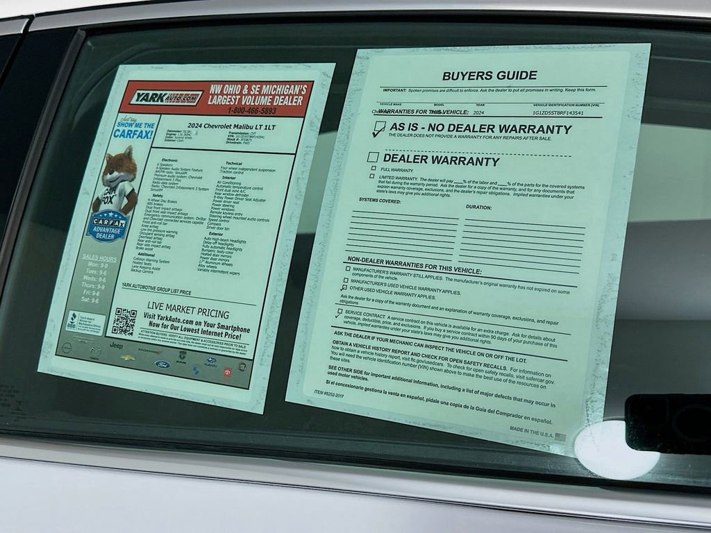 Used 2024 Chevrolet Malibu LT image 14