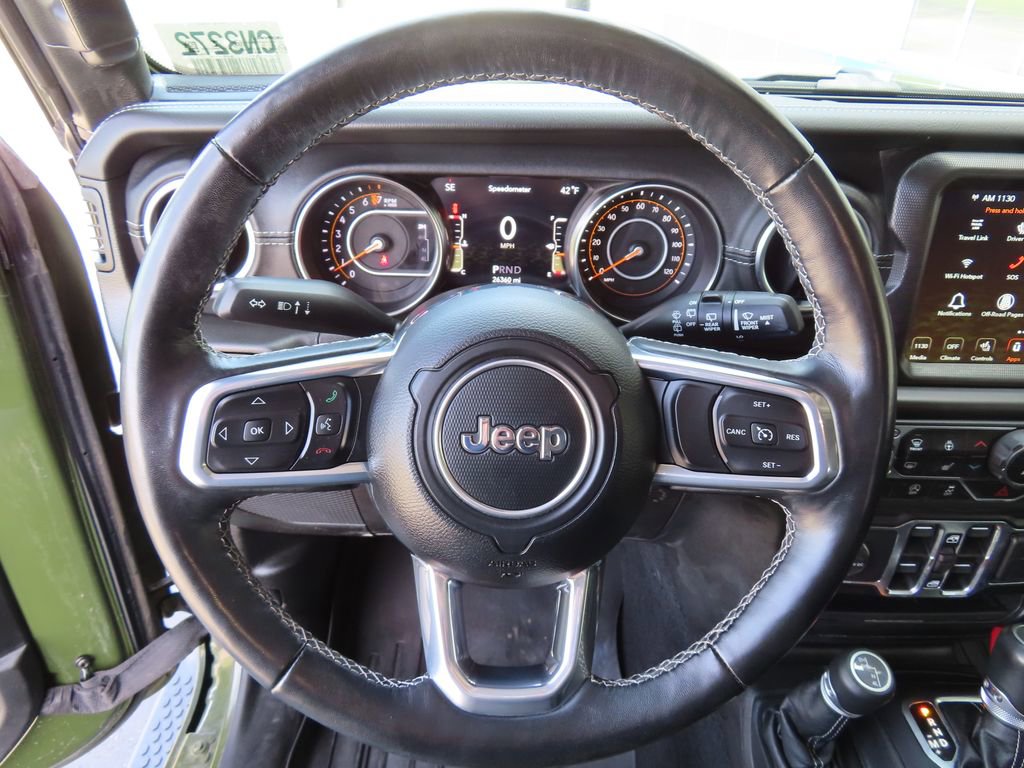 Used 2021 Jeep Wrangler Unlimited Sahara w/ Uconnect 4C Nav & Sound Group image 15