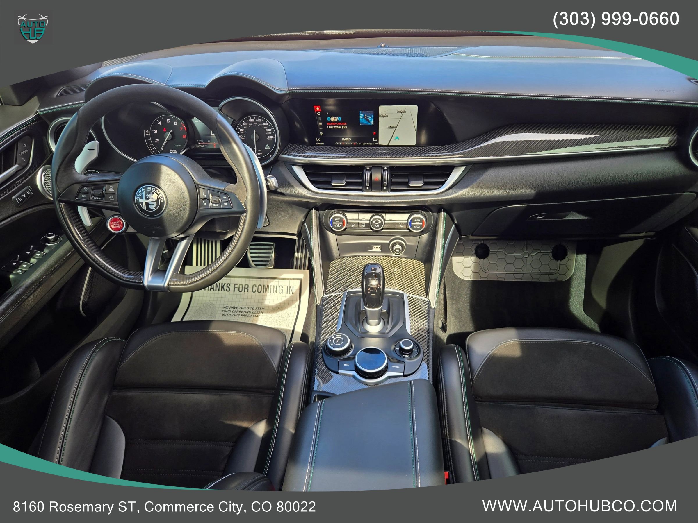 Used 2019 Alfa Romeo Stelvio Quadrifoglio w/ Driver Assist Dynamic Package image 12