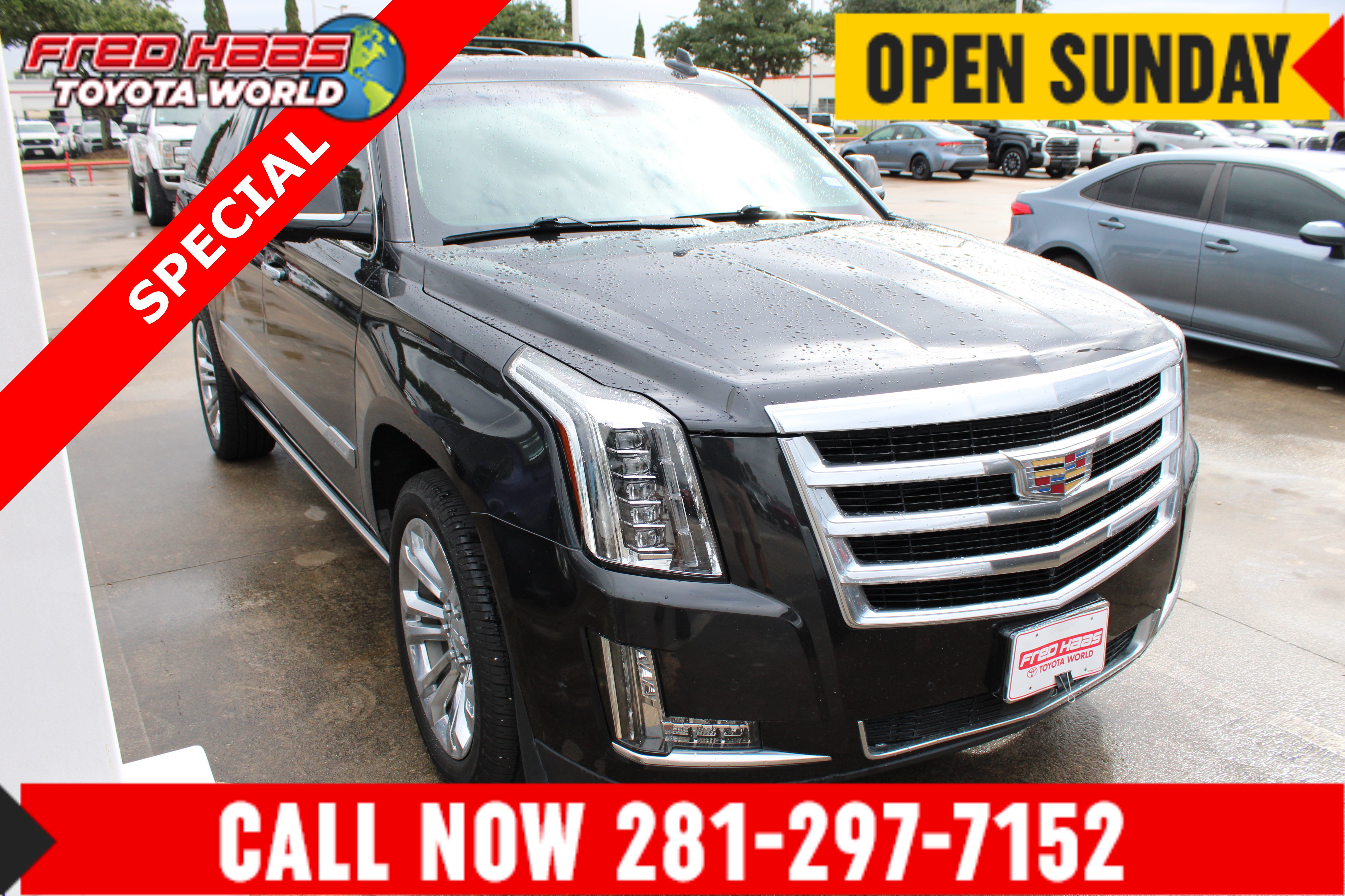Used 2019 Cadillac Escalade ESV Premium Luxury w/ LPO, Escalade Noir Package AWD/4WD image 1