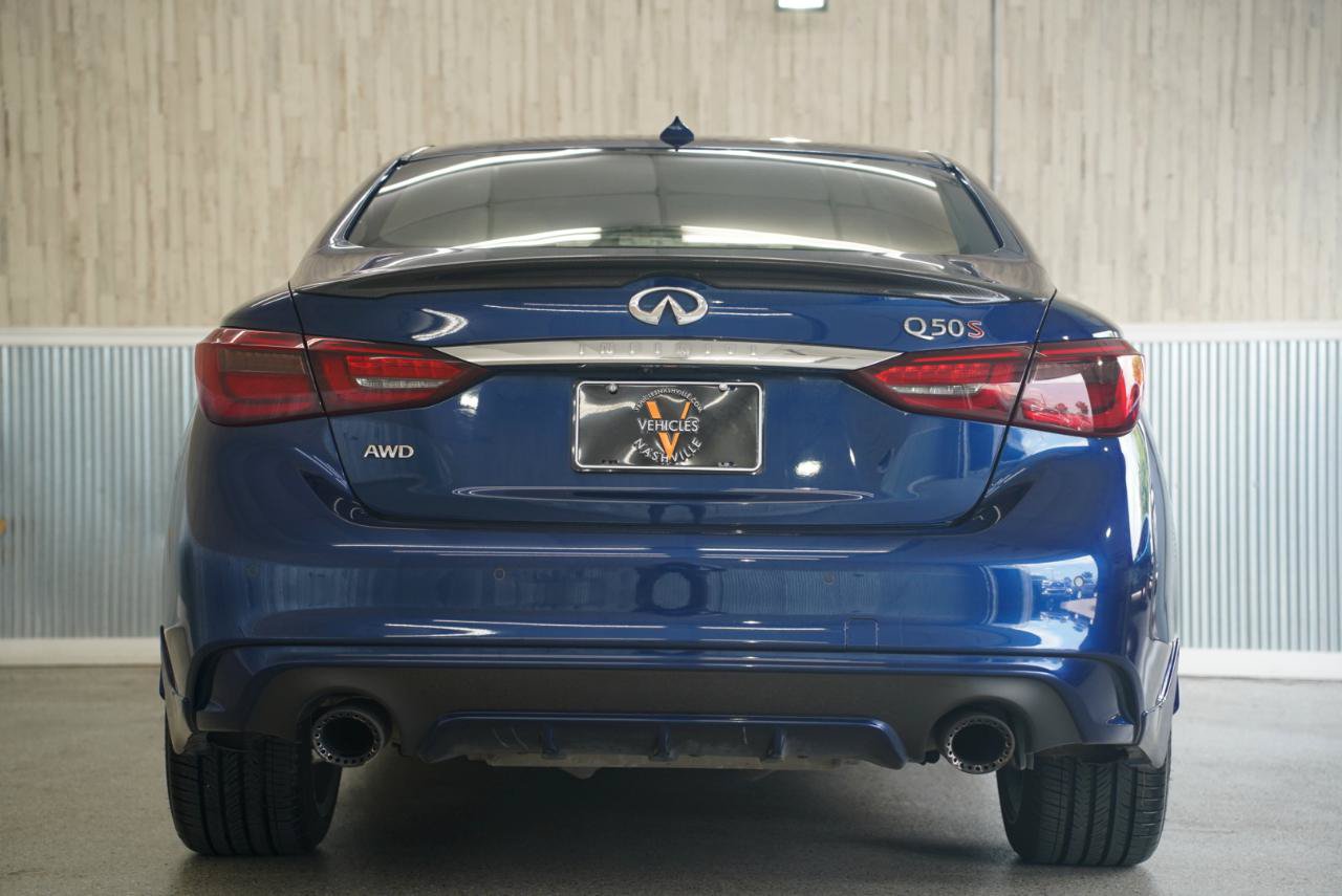 Used 2019 INFINITI Q50 Red Sport 400 w/ Proactive Package AWD/4WD image 9