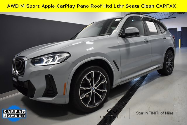 Used 2022 BMW X3 xDrive30i w/ M Sport Package 2