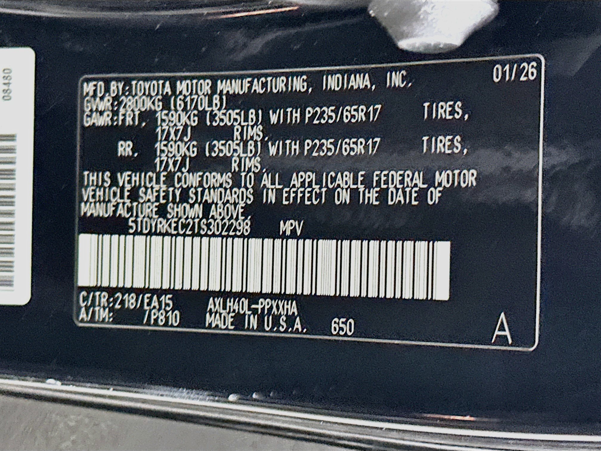 Used 2026 Toyota Sienna XLE FWD image 12