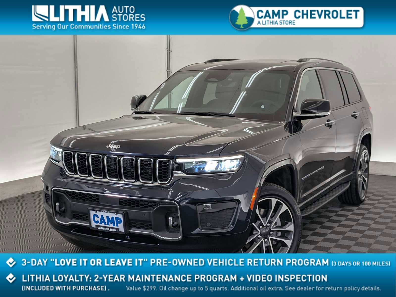 Used 2024 Jeep Grand Cherokee L Overland w/ Rear Seat Video Group I
