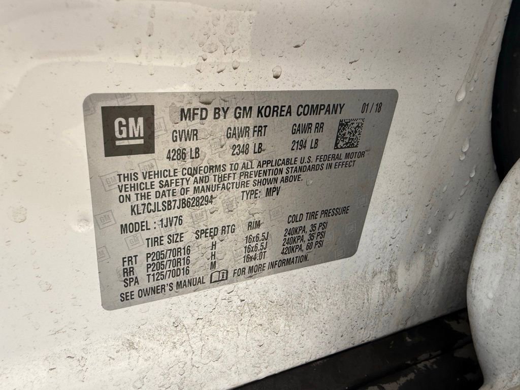 Used 2018 Chevrolet Trax LT w/ LT Convenience Package image 23