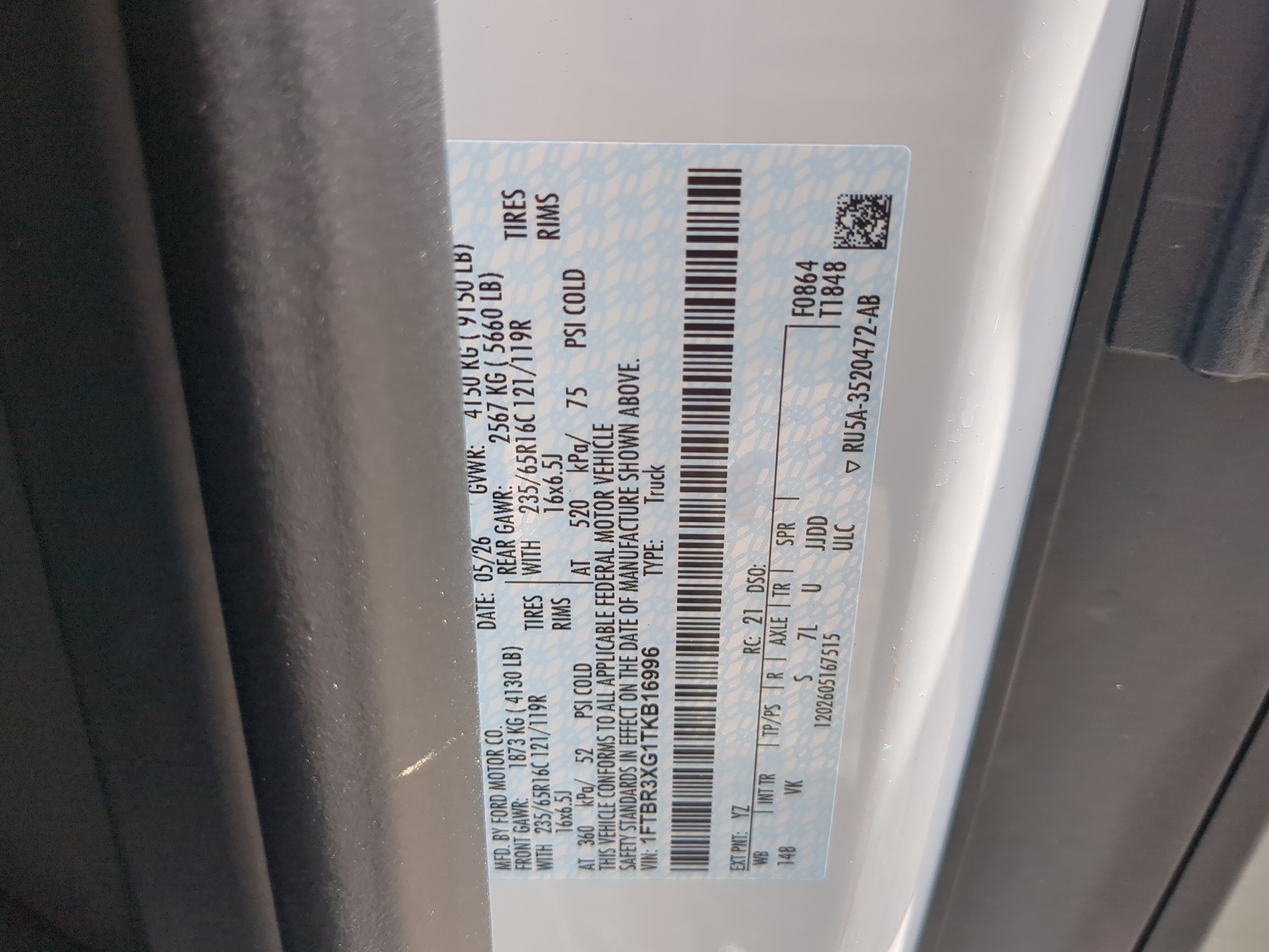 New 2026 Ford Transit 250 148 High Roof Extended RWD image 24