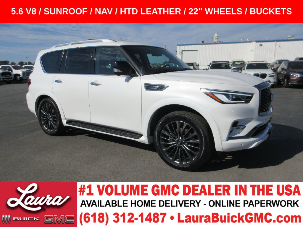 Used 2021 INFINITI QX80 Premium Select w/ Cargo Package