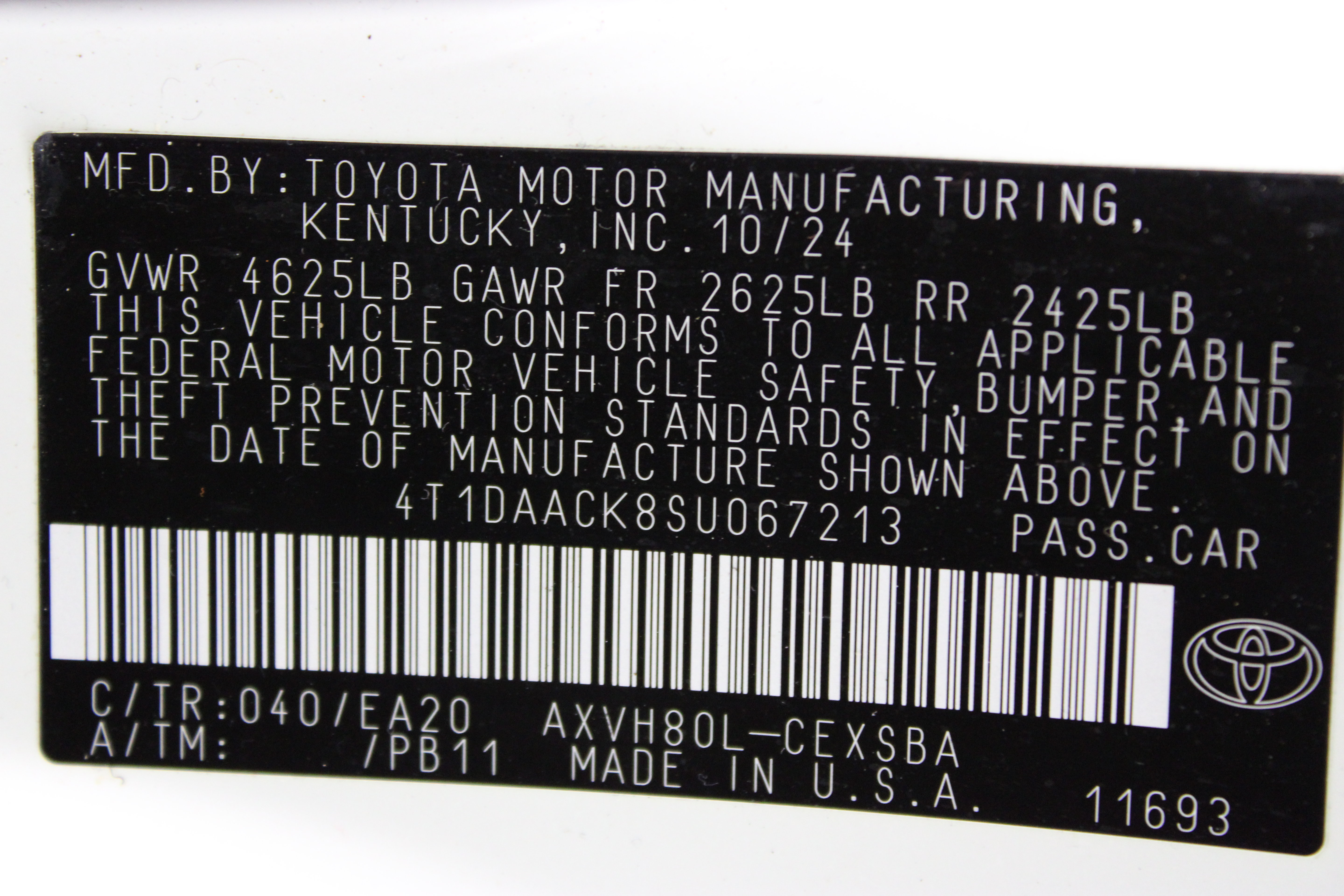 Certified 2025 Toyota Camry SE FWD image 39