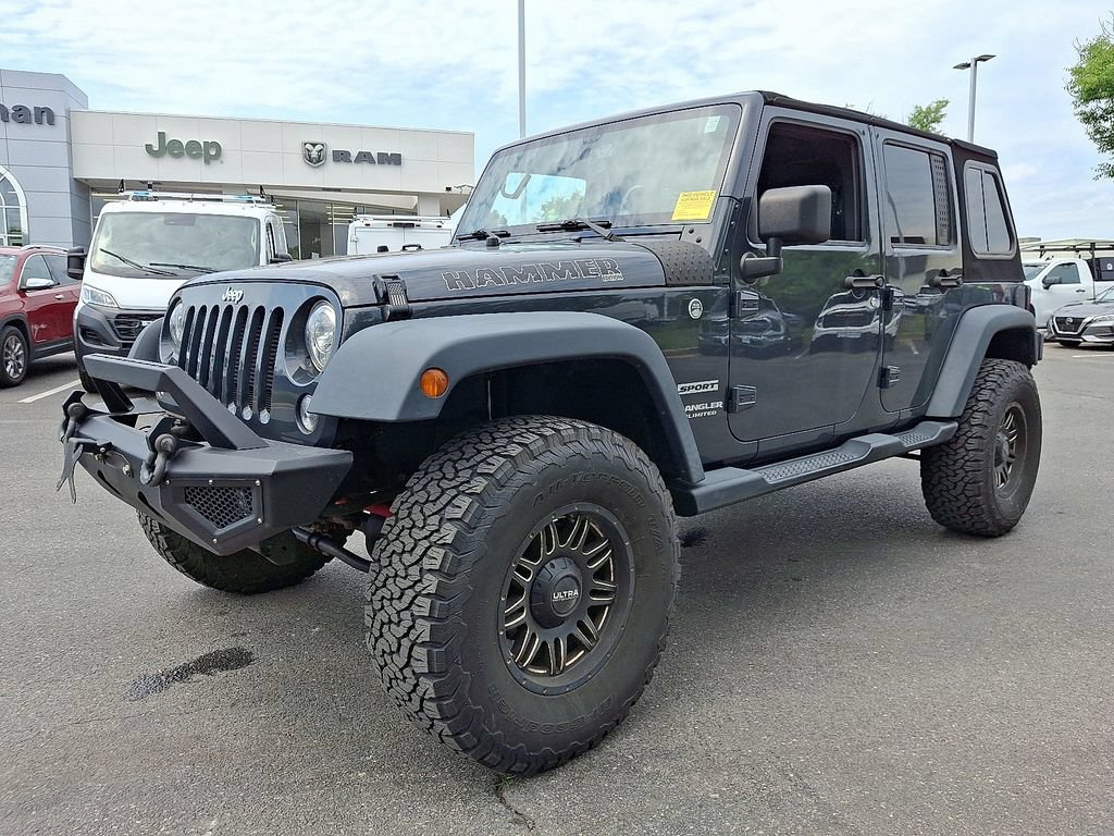 Certified 2017 Jeep Wrangler Unlimited Sport w/ Quick Order Package 24S AWD/4WD image 3