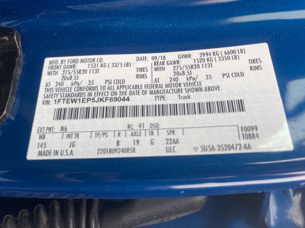 Used 2018 Ford F150 XL w/ Equipment Group 101A Mid AWD/4WD image 34
