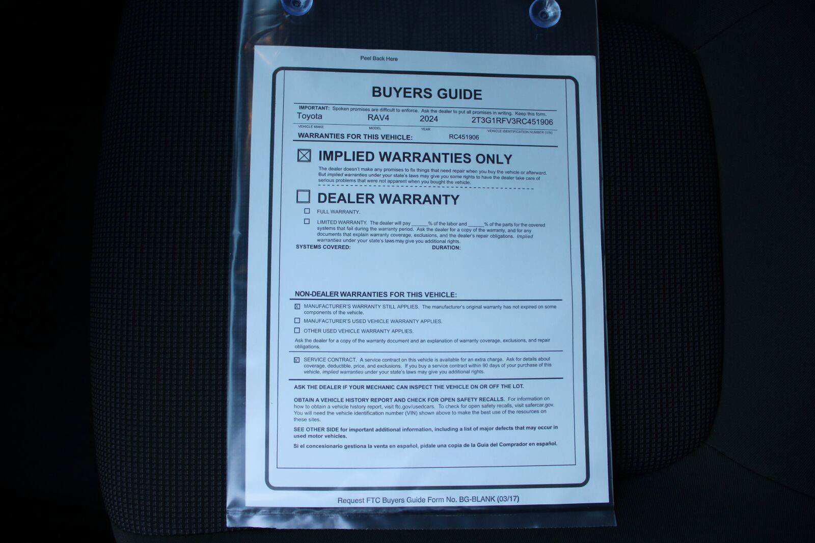Certified 2024 Toyota RAV4 LE AWD/4WD image 48