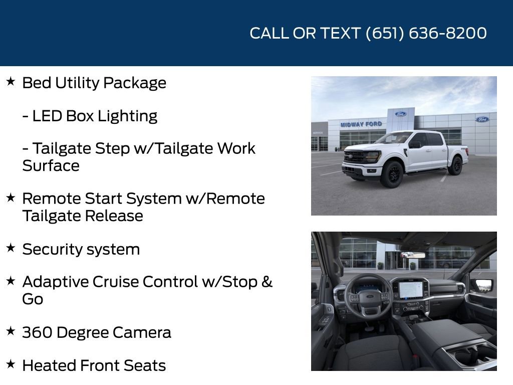 New 2025 Ford F150 XLT w/ Equipment Group 302A MID image 29