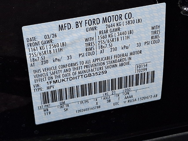 New 2026 Ford Explorer Active w/ Active Comfort Package RWD image 10