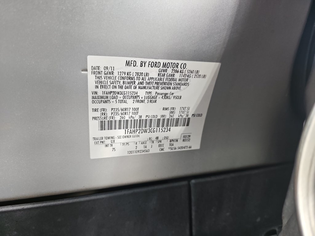 Used 2012 Ford Taurus SE FWD image 37