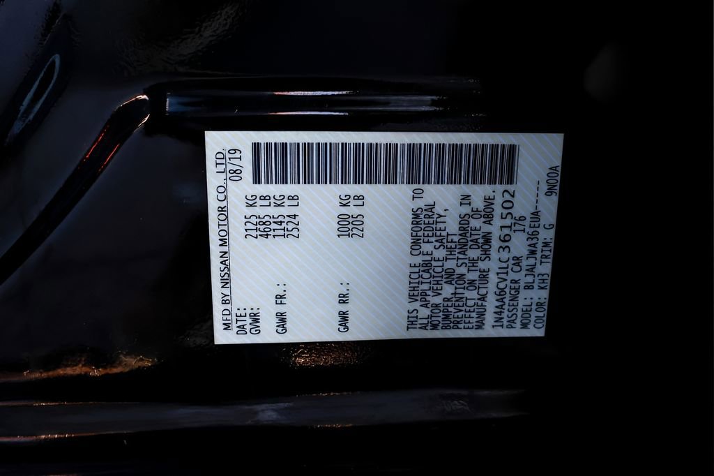 Used 2020 Nissan Maxima 3.5 SV w/ Floor Mat Group image 39