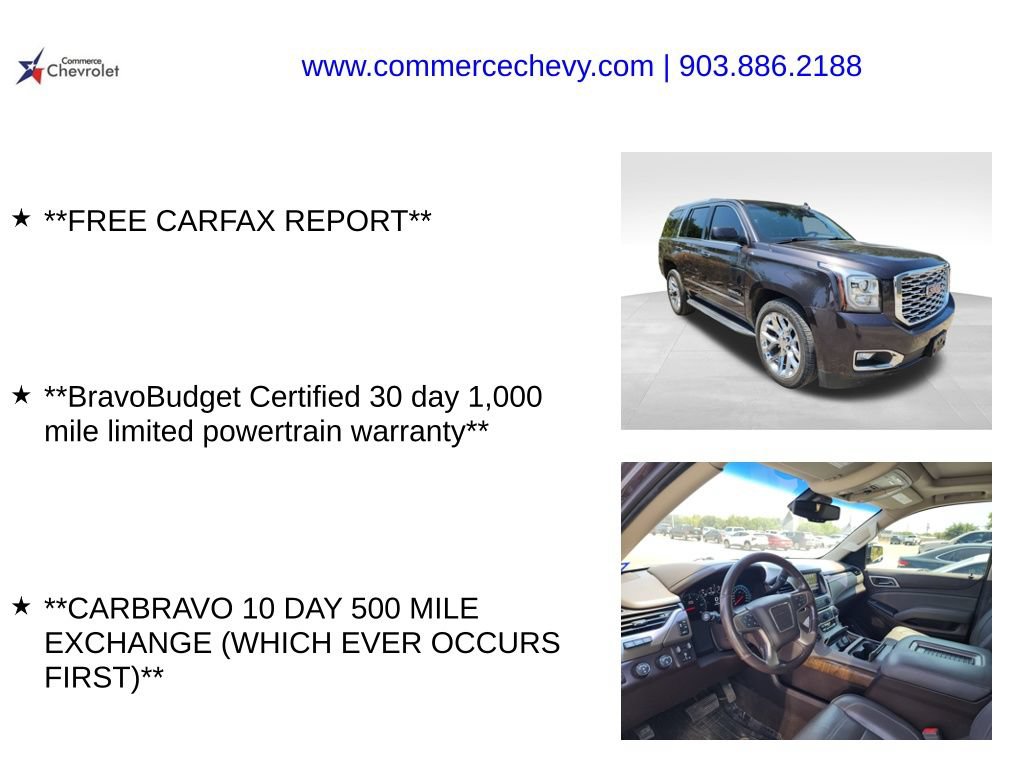Used 2018 GMC Yukon Denali w/ Open Road Package AWD/4WD image 4