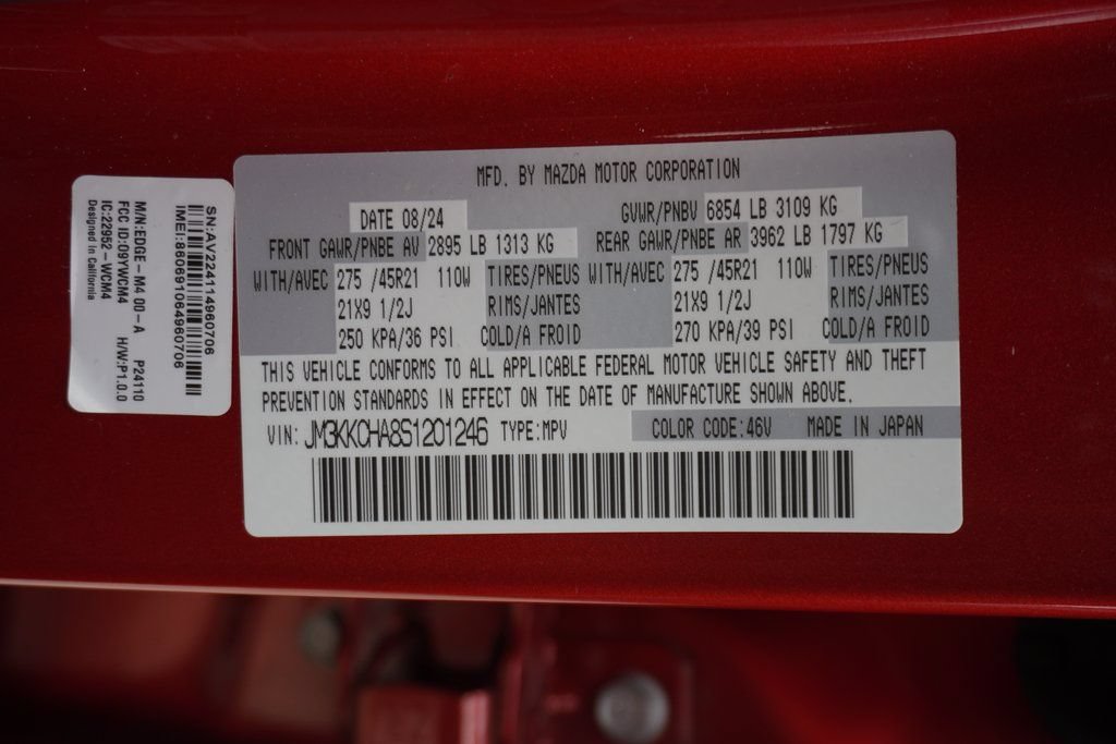 Used 2025 MAZDA CX-90 Plug-In Hybrid w/Premium Sport AWD/4WD image 46