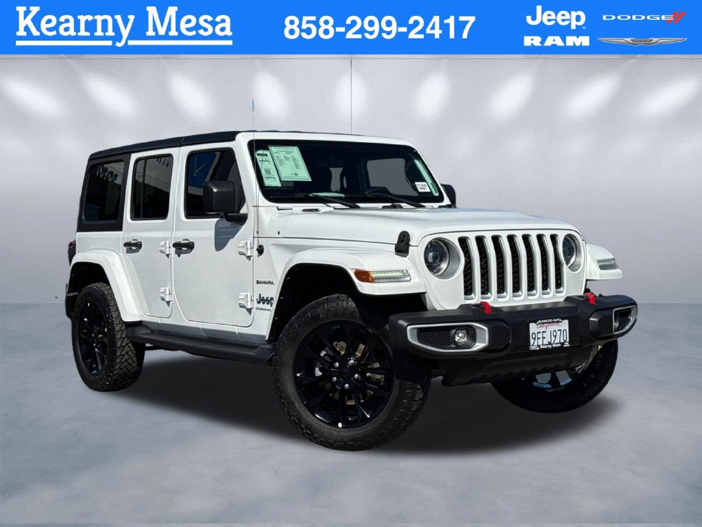 Used 2023 Jeep Wrangler Unlimited Sahara AWD/4WD image 1