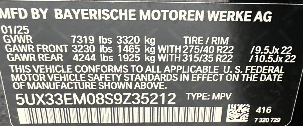 Certified 2025 BMW X7 M60i image 35