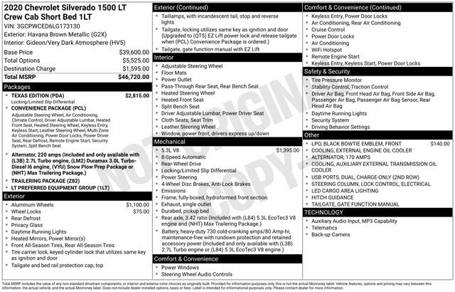 Used 2020 Chevrolet Silverado 1500 LT w/ Texas Edition image 2