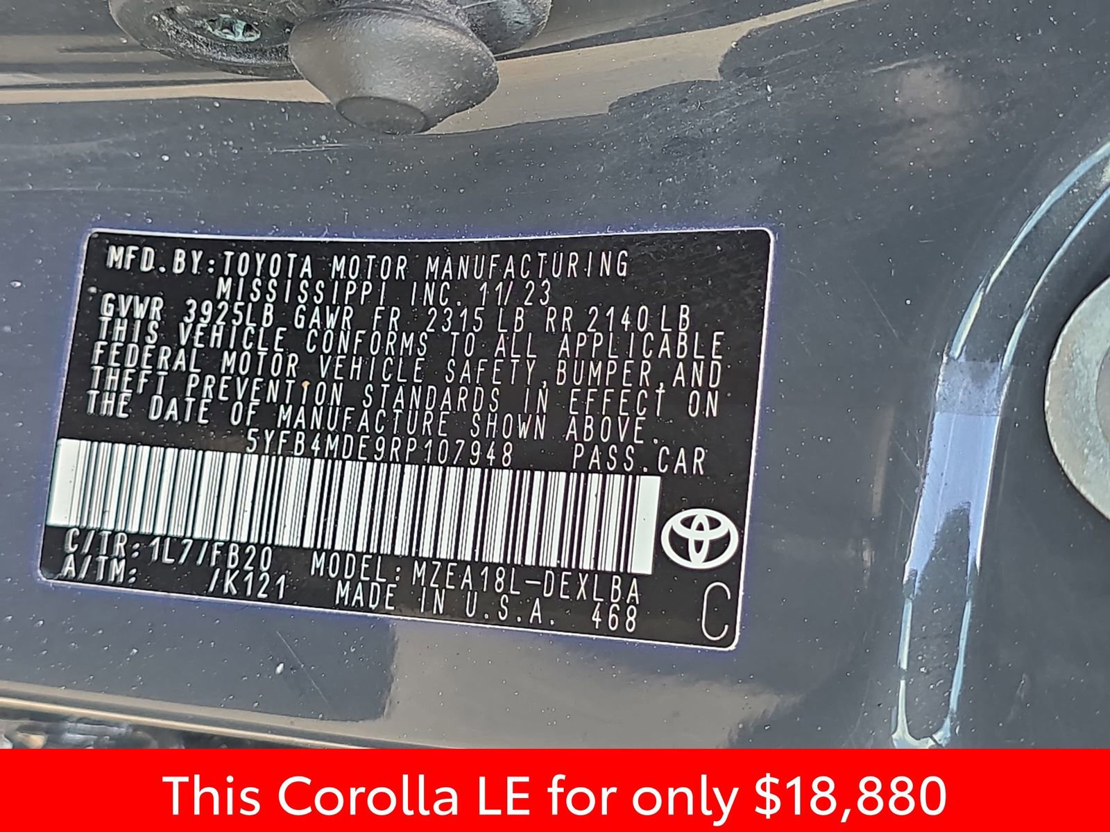 Used 2024 Toyota Corolla LE image 41