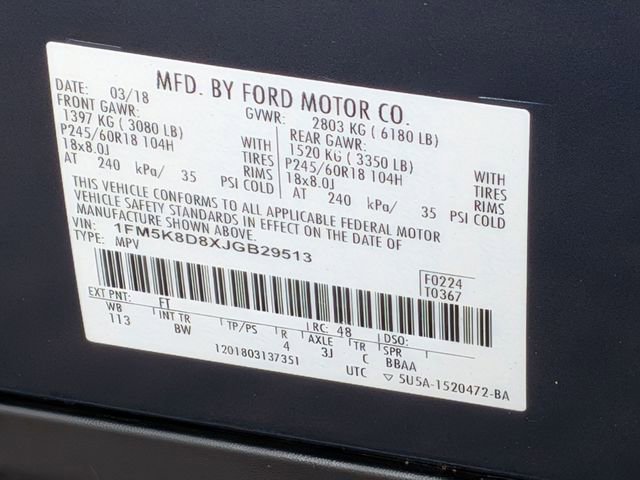 Used 2018 Ford Explorer XLT w/ Equipment Group 202A image 33