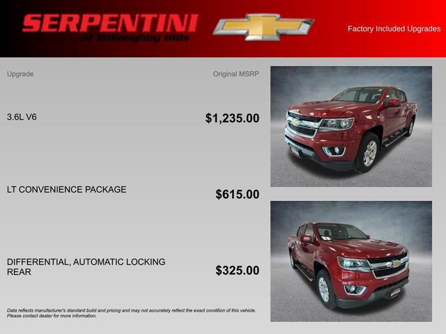 Used 2015 Chevrolet Colorado LT w/ LT Convenience Package image 4