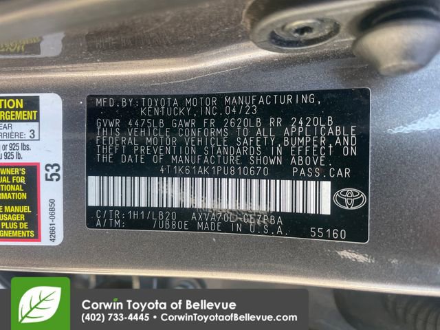 Used 2023 Toyota Camry XSE FWD image 23
