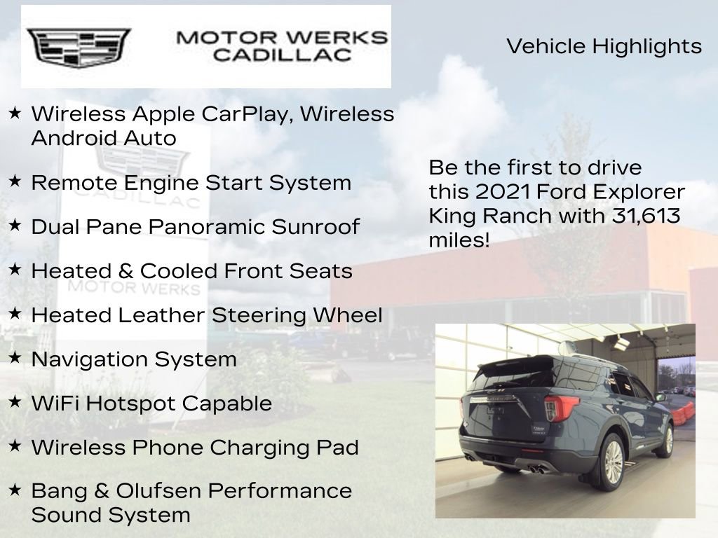 Used 2021 Ford Explorer King Ranch w/ Premium Technology Package image 14
