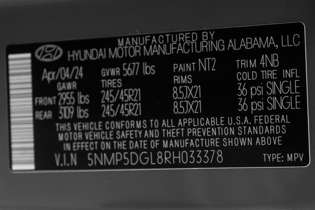 Used 2024 Hyundai Santa Fe Calligraphy AWD/4WD image 57