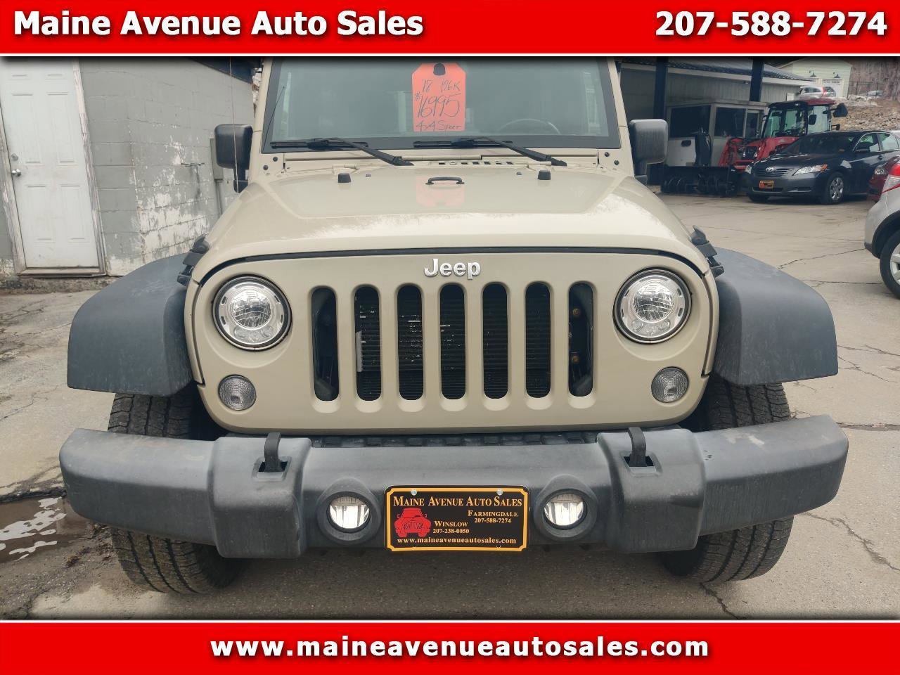 Used 2018 Jeep Wrangler Unlimited Sport S image 1