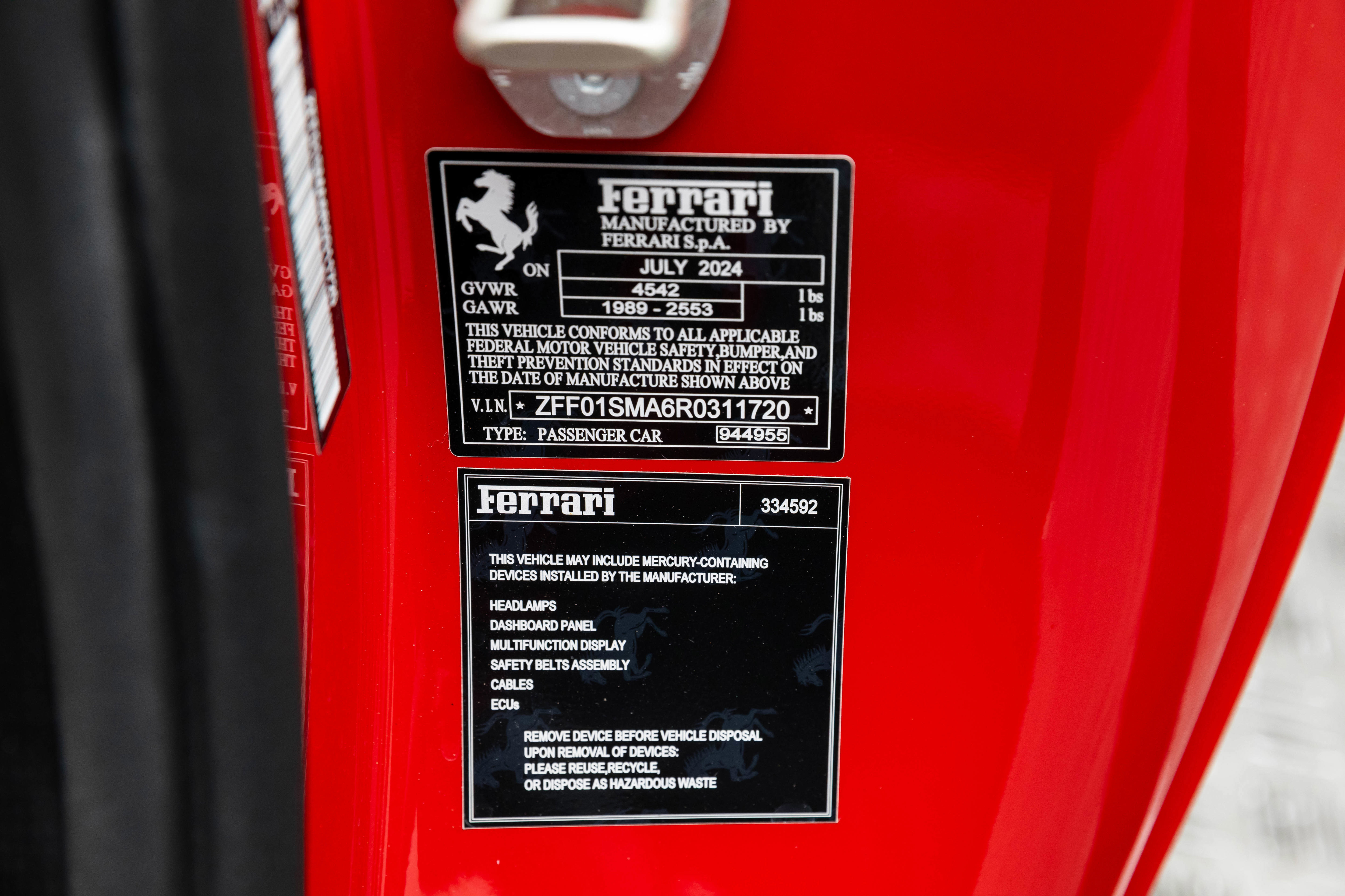 Certified 2024 Ferrari 296 GTS image 20