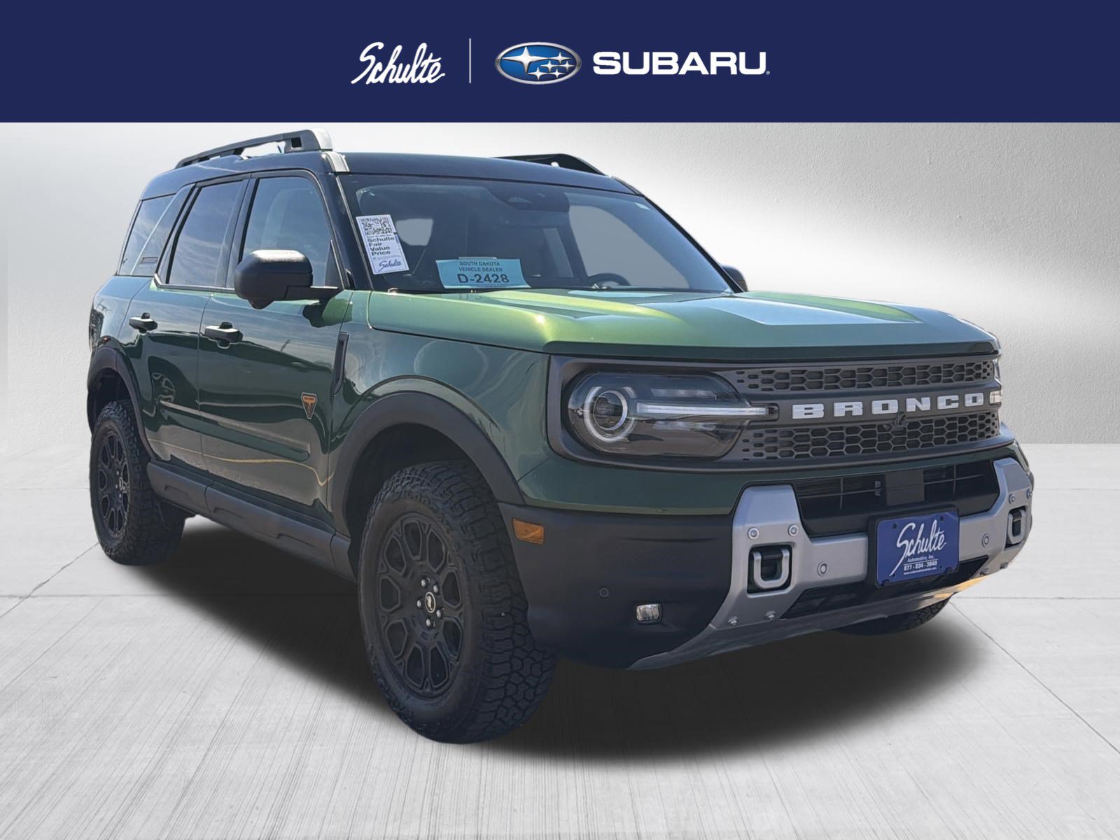Used 2025 Ford Bronco Sport Badlands w/ Badlands Tech Package