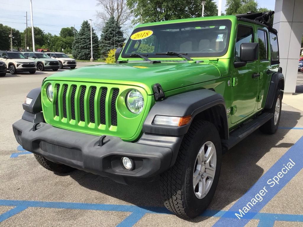Used 2018 Jeep Wrangler Unlimited Sport S AWD/4WD image 14