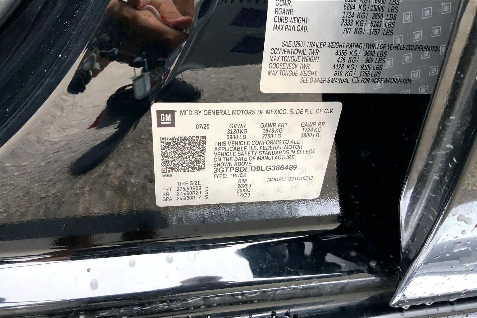 Used 2020 GMC Sierra 1500 SLT RWD image 34