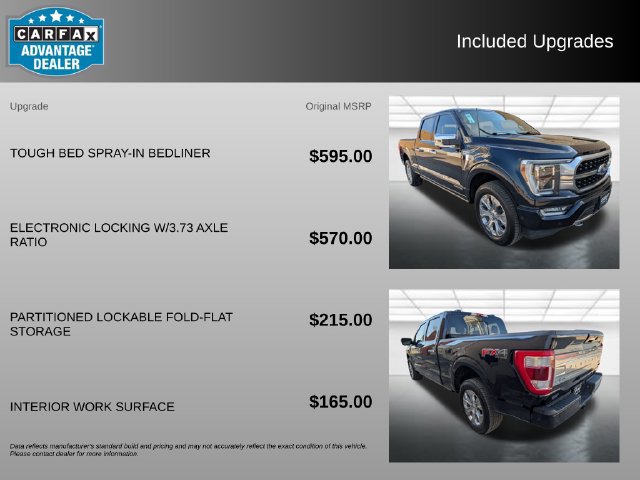 Used 2021 Ford F150 Platinum w/ Equipment Group 701A High AWD/4WD image 6