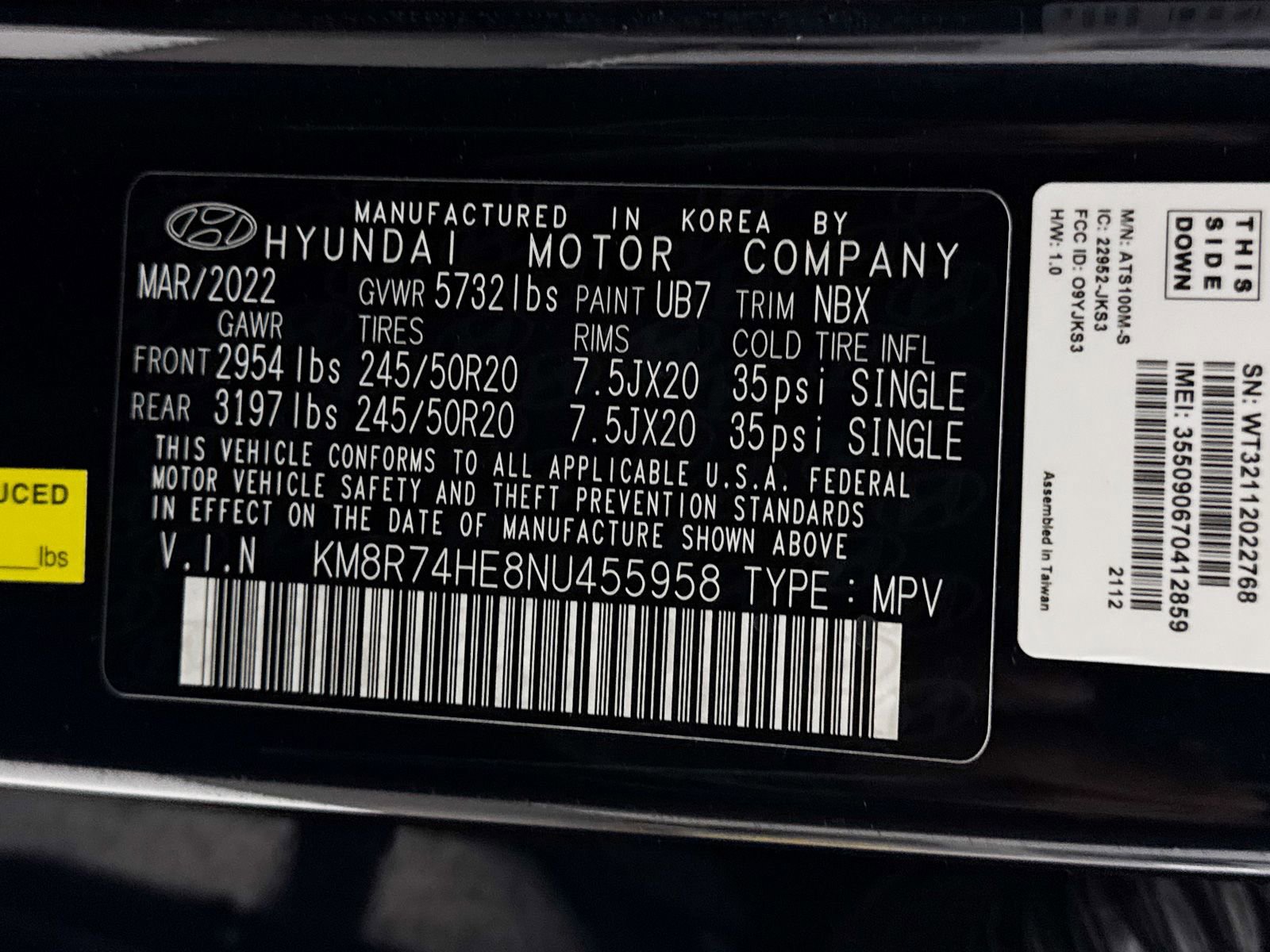 Used 2022 Hyundai Palisade Calligraphy w/ Cargo Package FWD image 43