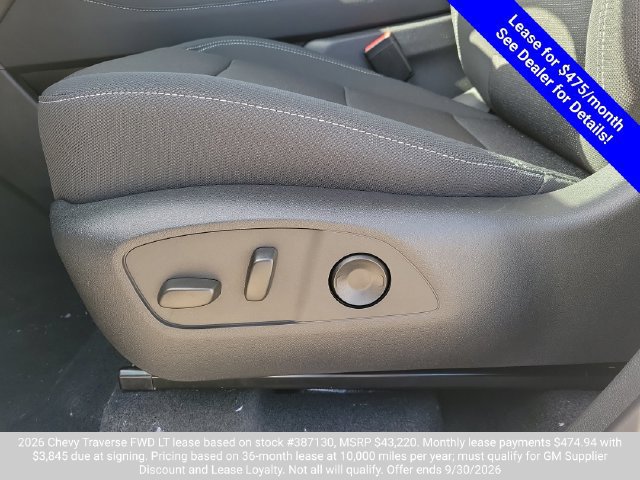 New 2027 Chevrolet Traverse LT w/ LPO, Floor Liner Package FWD image 9
