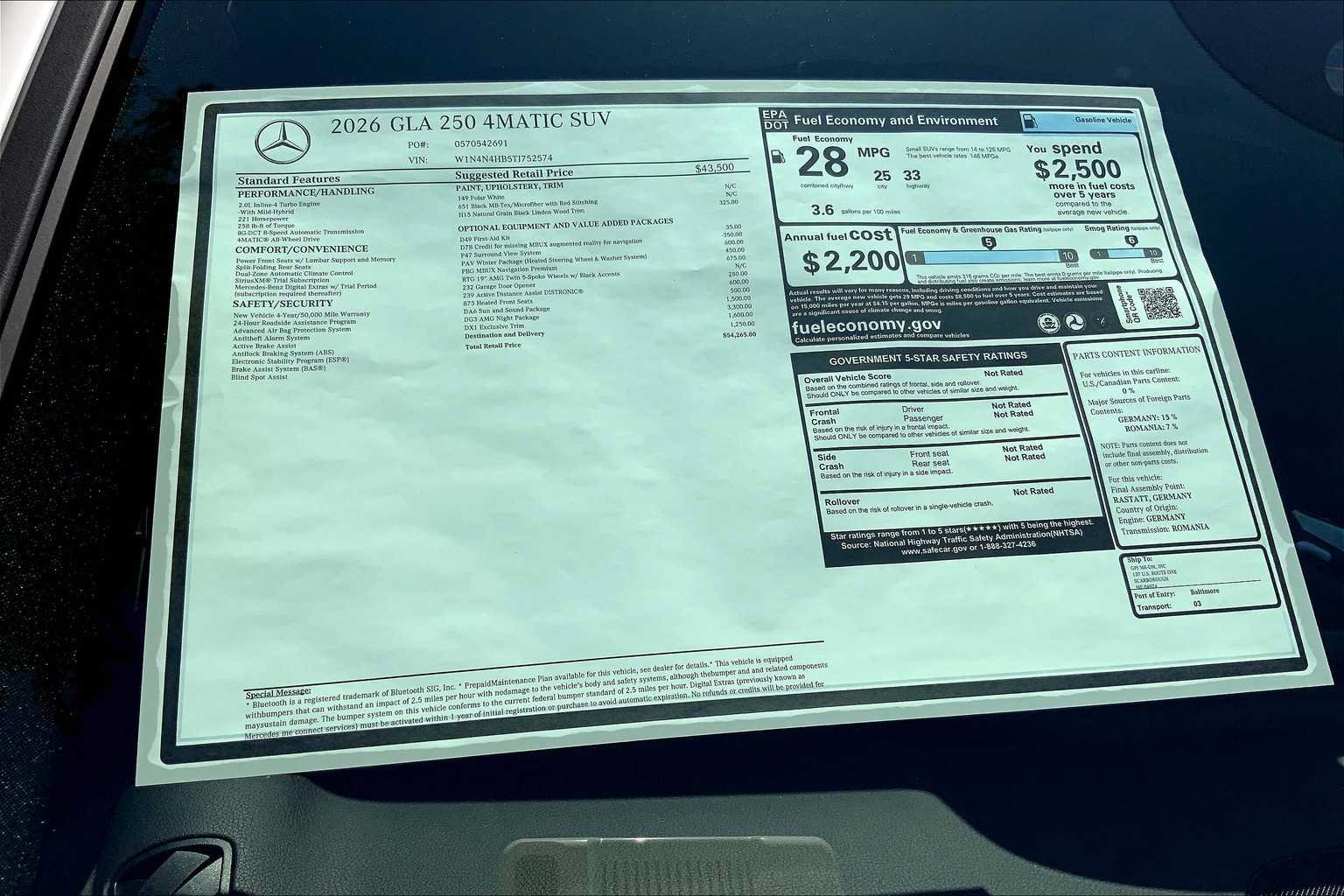 Used 2026 Mercedes-Benz GLA 250 4MATIC image 26