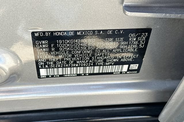 Used 2024 Honda HR-V EX-L image 33
