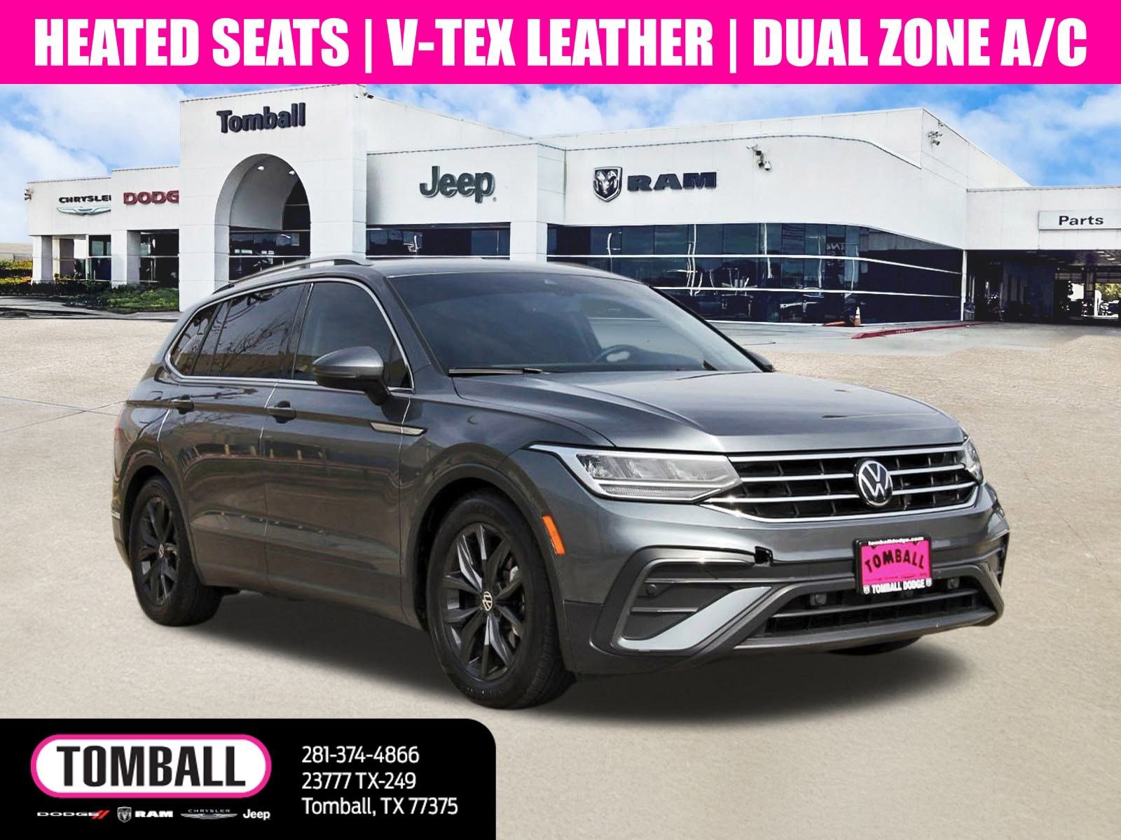 Used 2024 Volkswagen Tiguan SE w/ MDO Package, Three-Row image 1