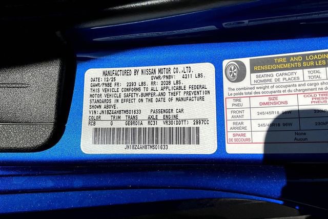 New 2026 Nissan Z Sport image 8