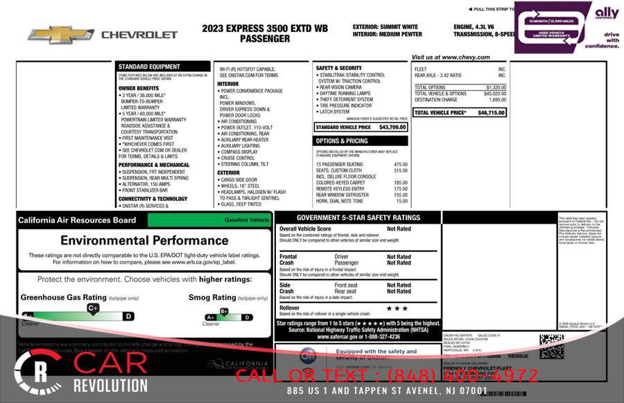 Used 2023 Chevrolet Express 3500 LS RWD image 9