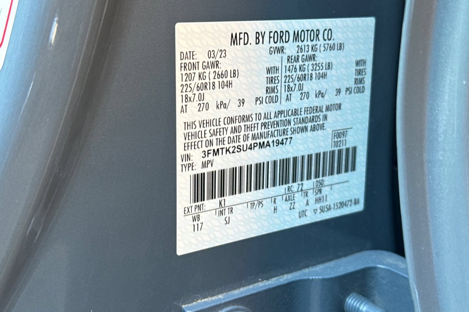 Certified 2023 Ford Mustang Mach-E California Route 1 AWD/4WD image 31