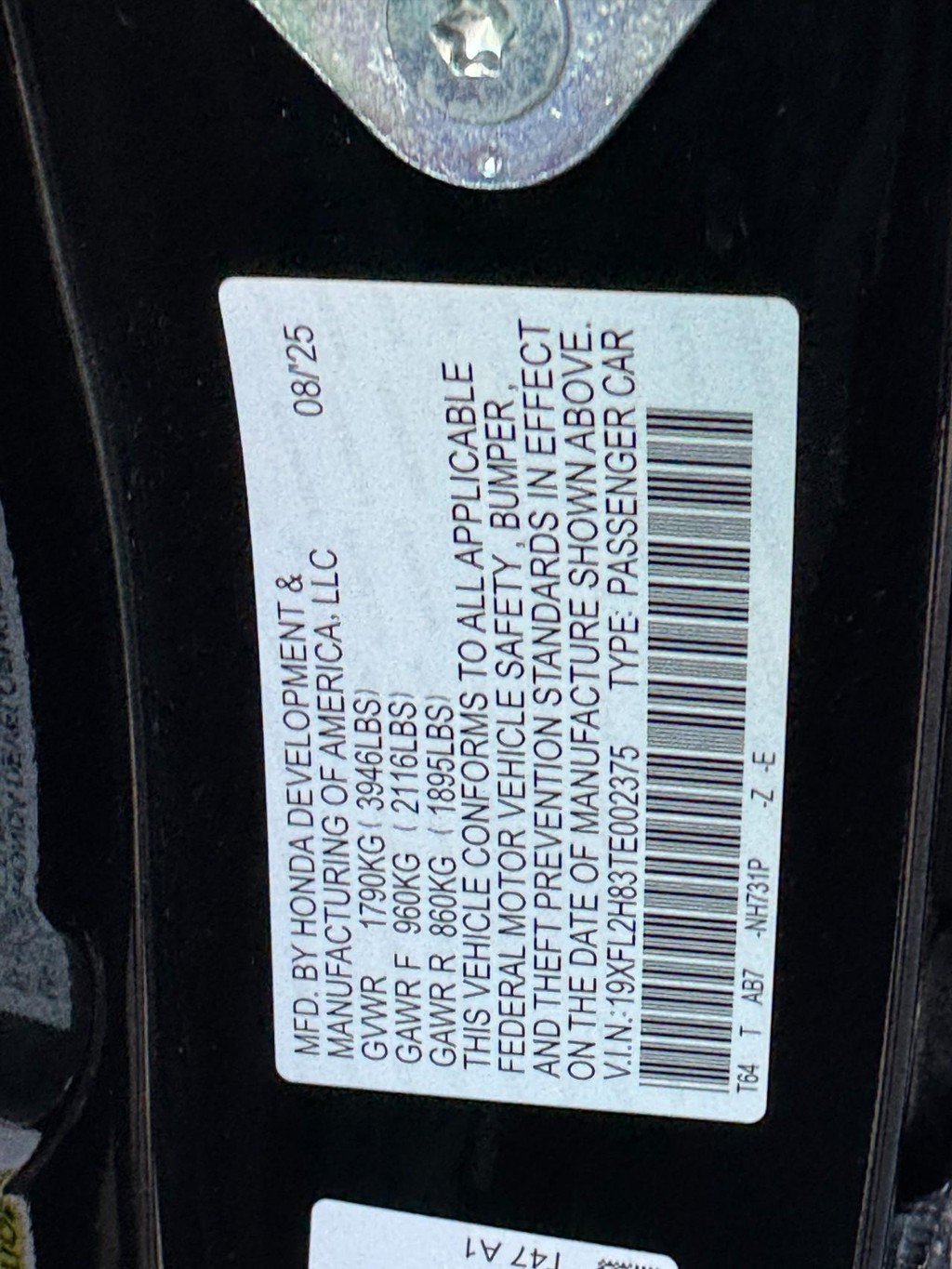Used 2026 Honda Civic Sport image 22