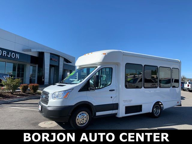 Used 2018 Ford Transit 350 138 DRW w/ Shuttle Bus Prep Package image 1