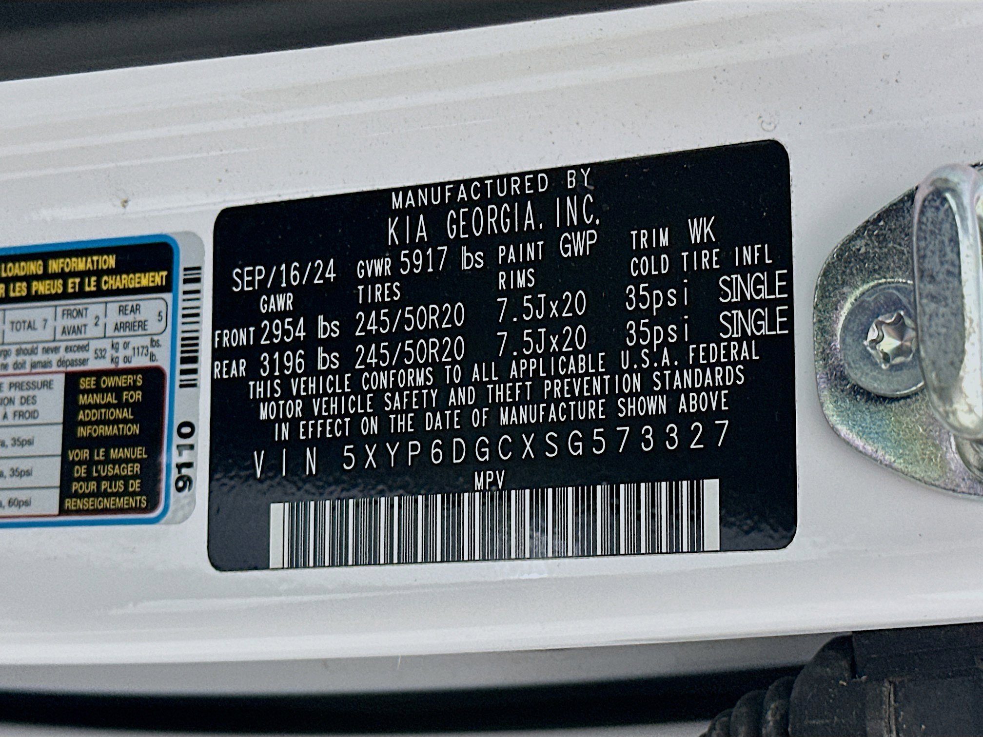 Used 2025 Kia Telluride S AWD/4WD image 12
