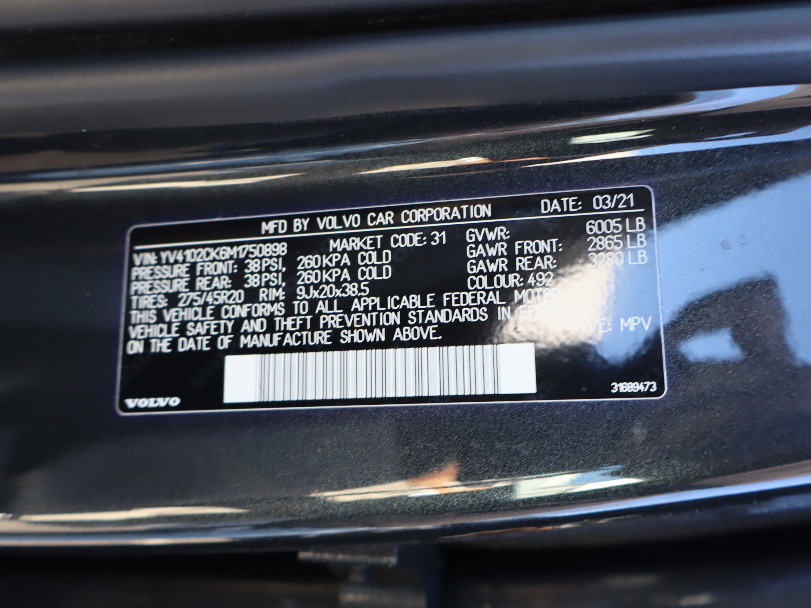 Used 2021 Volvo XC90 T5 Momentum w/ Advanced Package image 23